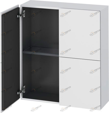 LC116701818 L-Cube Шкаф Белый матовый, декор Duravit