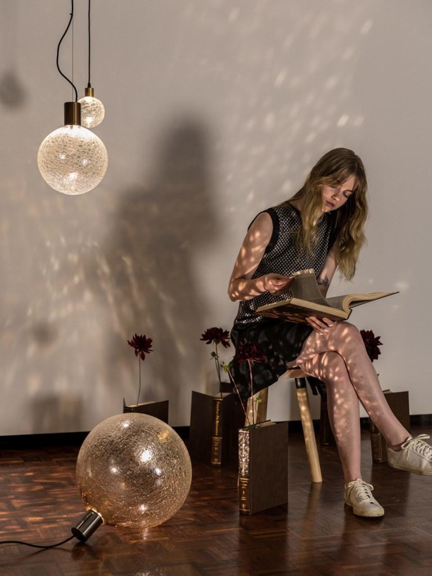 ADesignStudio Светодиодная подвесная лампа из дутого стекла Eon sans Ads.02.1.04.xx - Вид №3