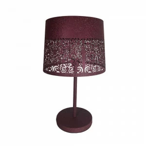 Лампа настольная бордовая Seven Fires "Карвед" 39104.04.68.01C SEVEN FIRES КАРВЕД 00-3907827 Фиолетовый