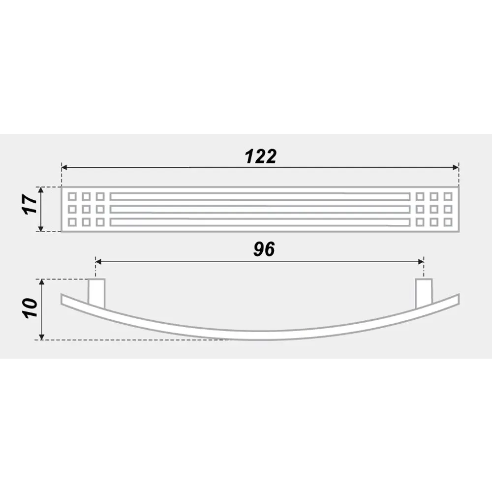 Мебельная ручка-скоба RS003SC/DBL матовый хром 96 мм 11585729 STLM-2172186 Santreyd  - Вид №4