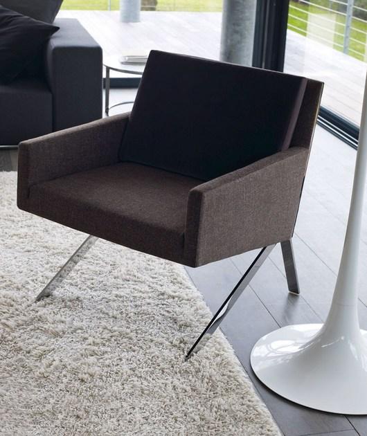 B&B Italia Кресло из ткани с подлокотниками Theo Thp - Вид №4