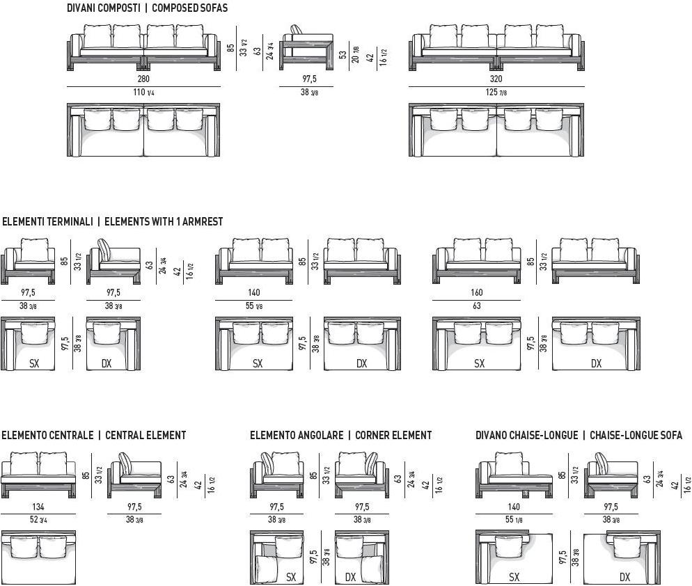 Minotti Открытый диван Alison sun-id-1401902 - Вид №4