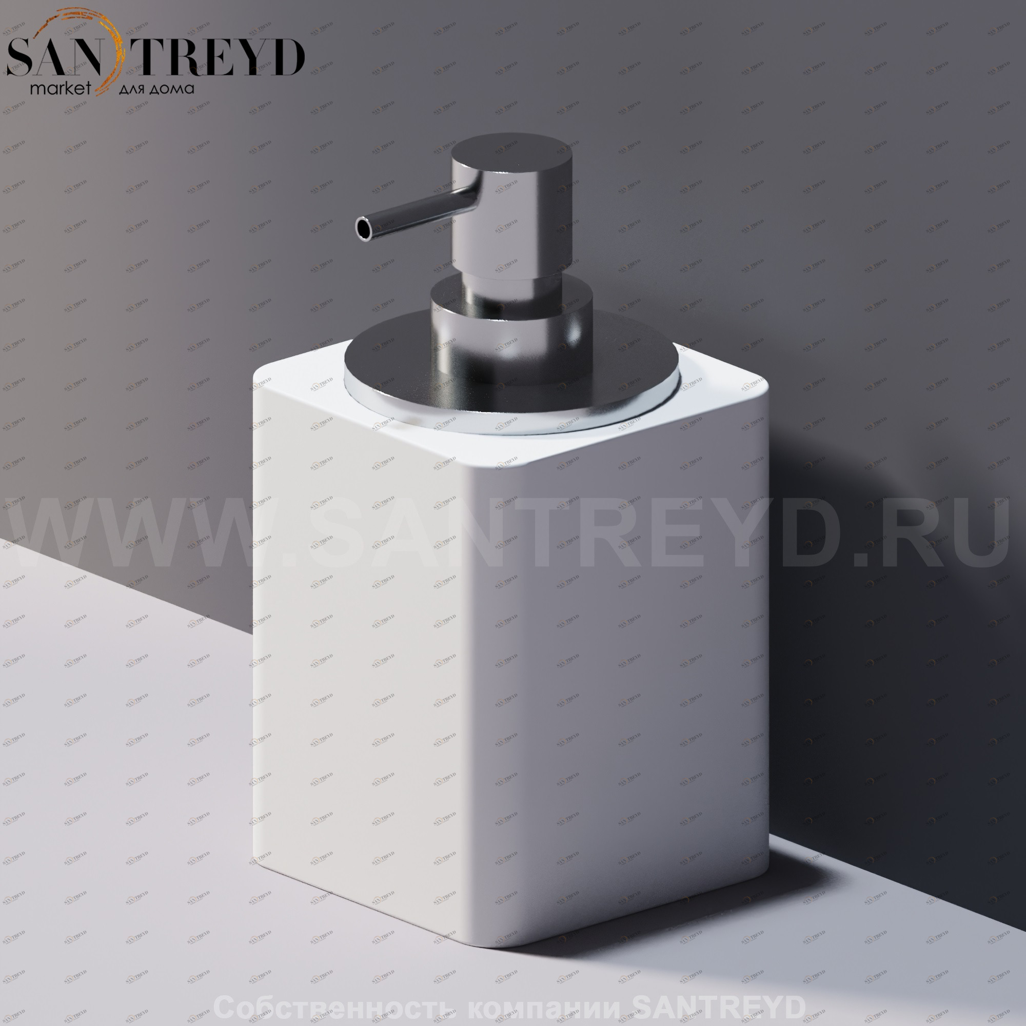 Agape SURF Диспенсер для жидкого мыла белый ACOM633ZA