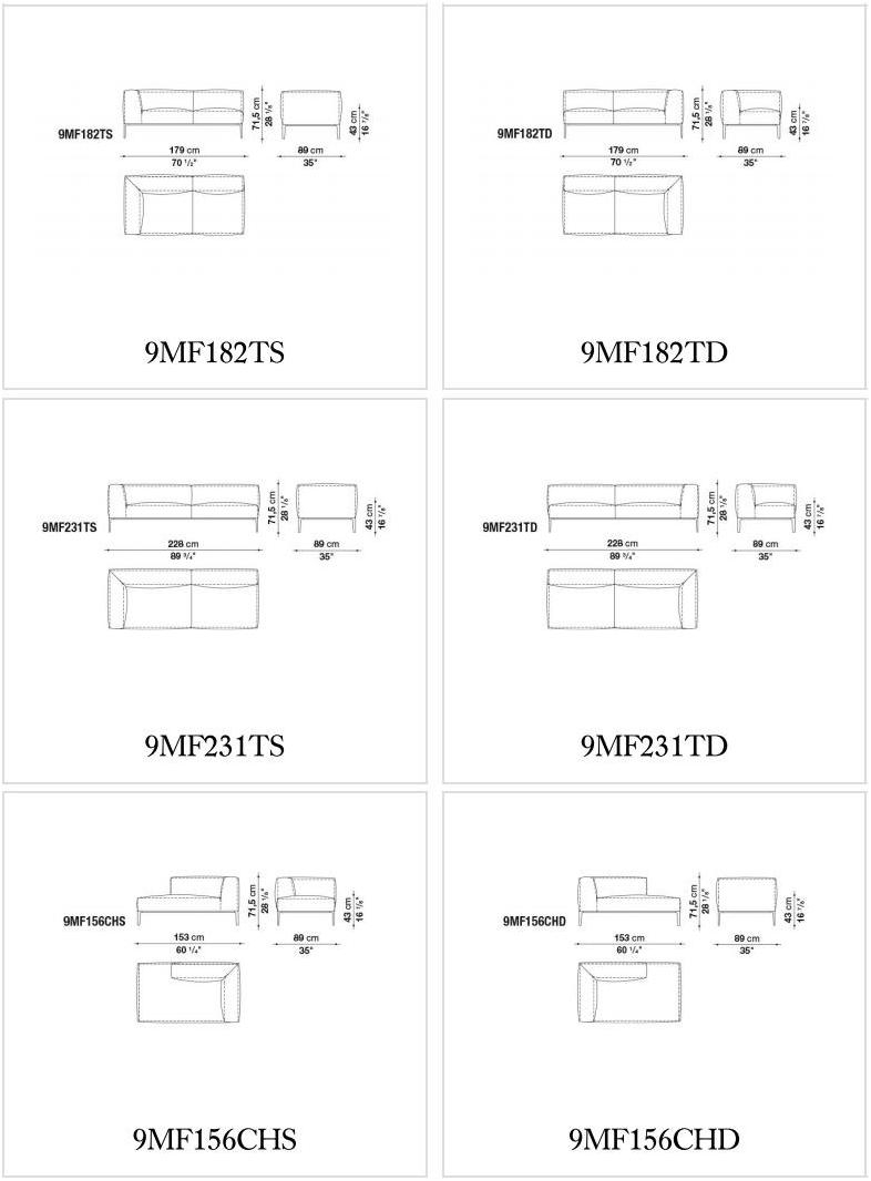 B&B Italia Модульный тканевый диван Michel sun-id-1397437 - Вид №4