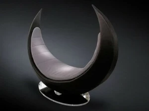 VGnewtrend Вращающееся кресло из ткани