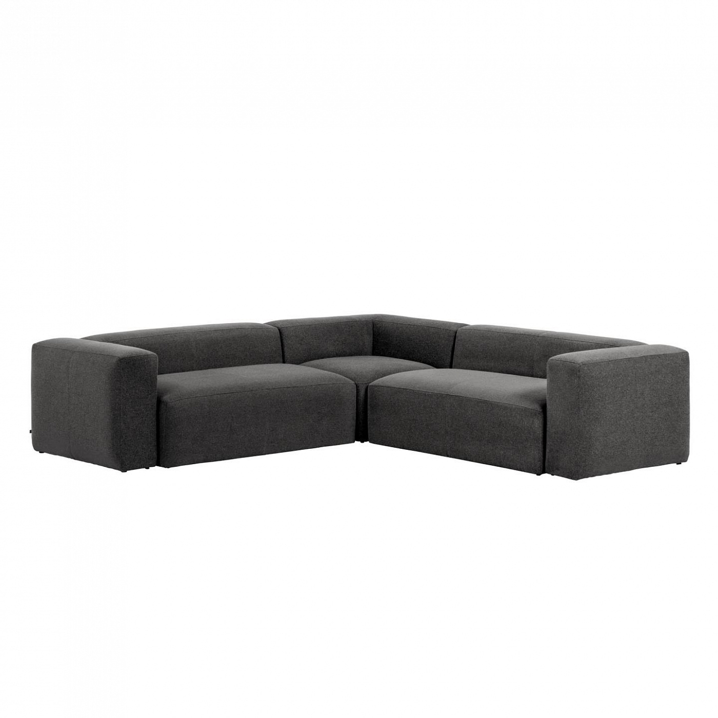 088191 Угловой 4-х местный диван 290 x 290 cm серый La Forma Blok - Вид №1
