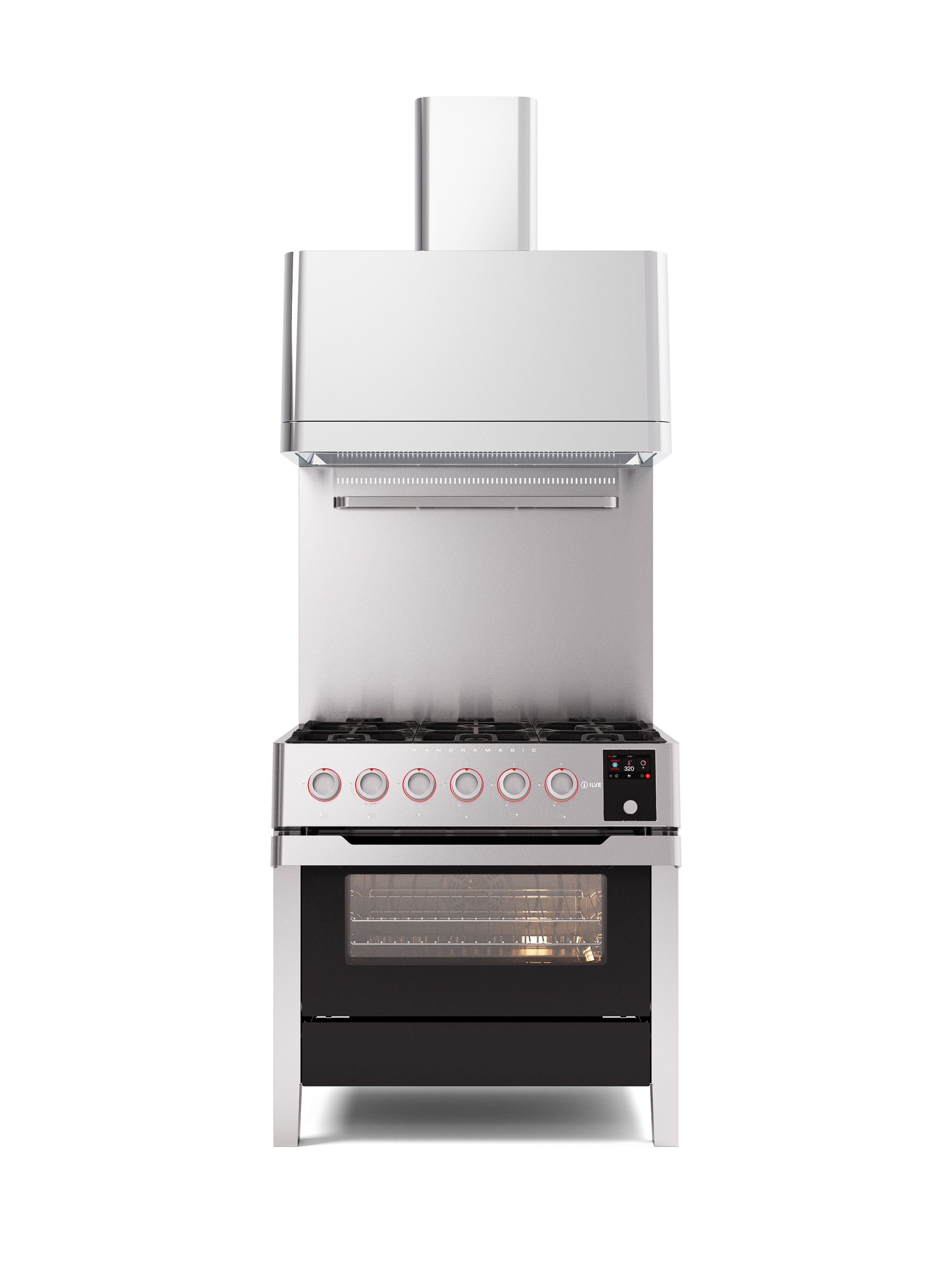Отдельно стоящая кухня из нержавеющей стали Ilve Panoramagic ARCH-00130960