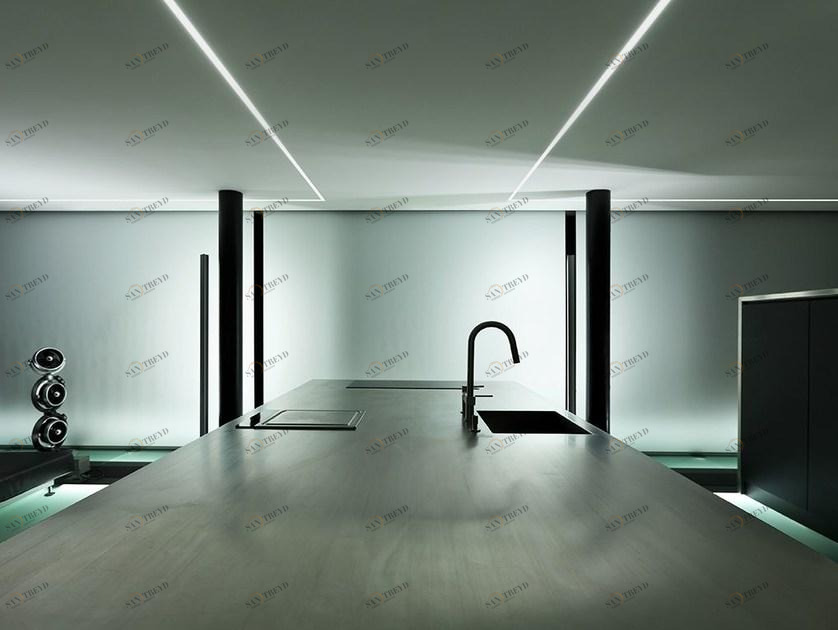 PANZERI Потолочный линейный осветительный профиль из экструдированного алюминия Brooklyn Xg2034