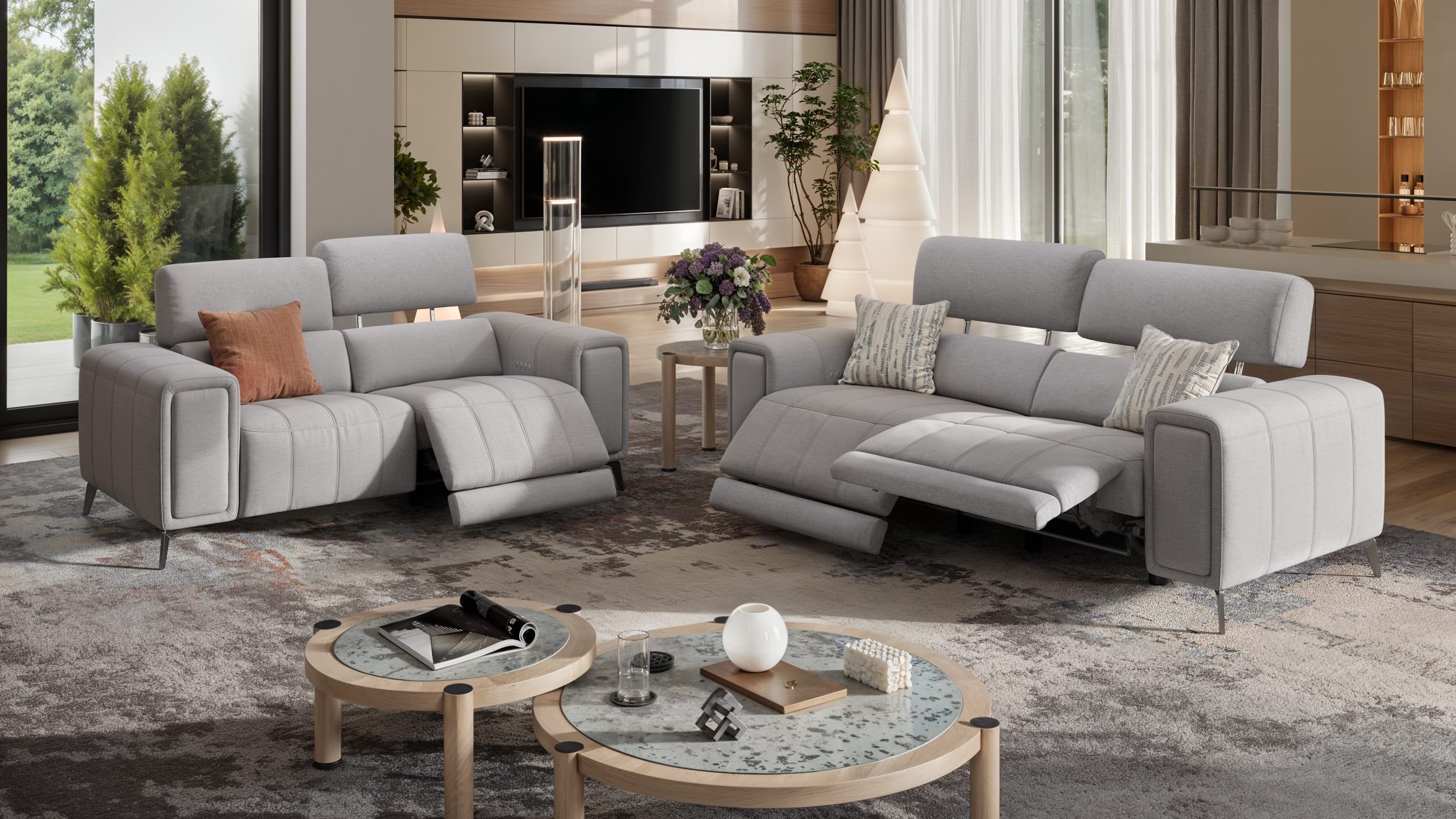 3-местный тканевый диван Sofanella Linera ARCH-00150532 - Вид №2