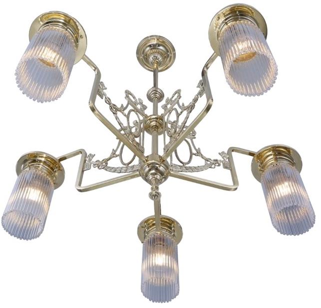 Patinas Lighting Люстра из латуни с прямым светом Venice sun-id-1486945 - Вид №6