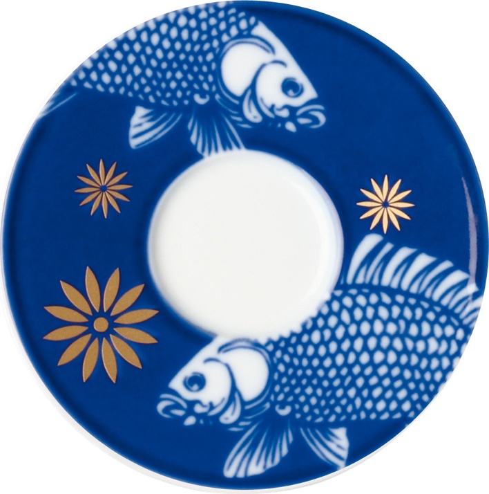 10582671 Sieger by Furstenberg Чашка для эспрессо закругл. с блюдцем Sieger by Furstenberg "Комната чудес" 80мл Фарфор 