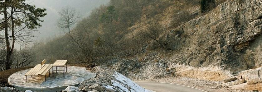 Euroform W Деревянная скамейка со спинкой  382  - Вид №3