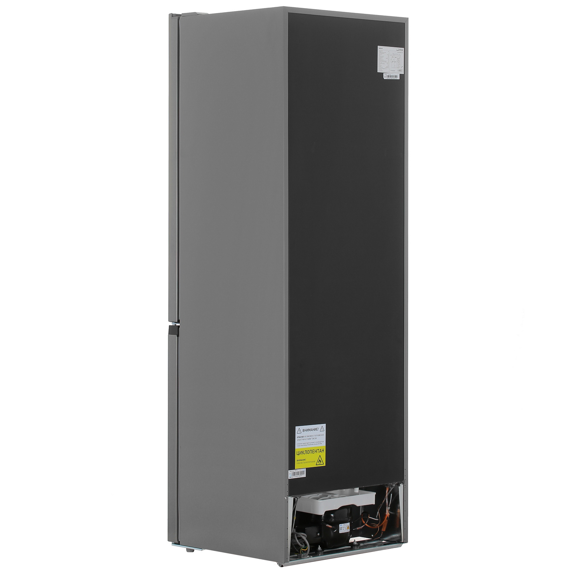 9089397 Холодильник с морозильником   DEXP B2-32AHA серебристый STDN-0035280 - Вид №4