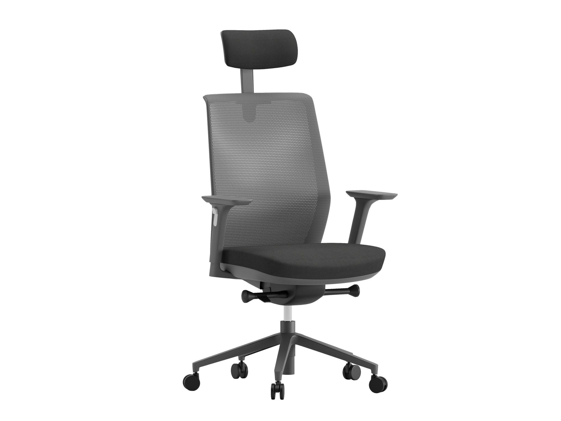 Тканевый поворотный офисный стул с подголовником Ersa OPIA ARCH-00067506