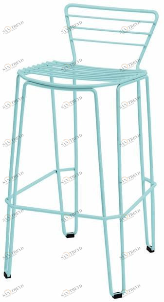 iSimar Садовый стул из стали с подставкой для ног Menorca 8067 / 8068