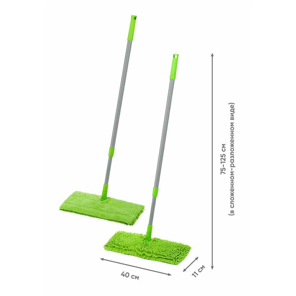 Швабра для пола Хозяюшка Мила микрофибра В ХОЗЯЙСТВЕ ХОРОША ХОЗЯЮШКА МИЛА STLM-2128744 - Вид №7
