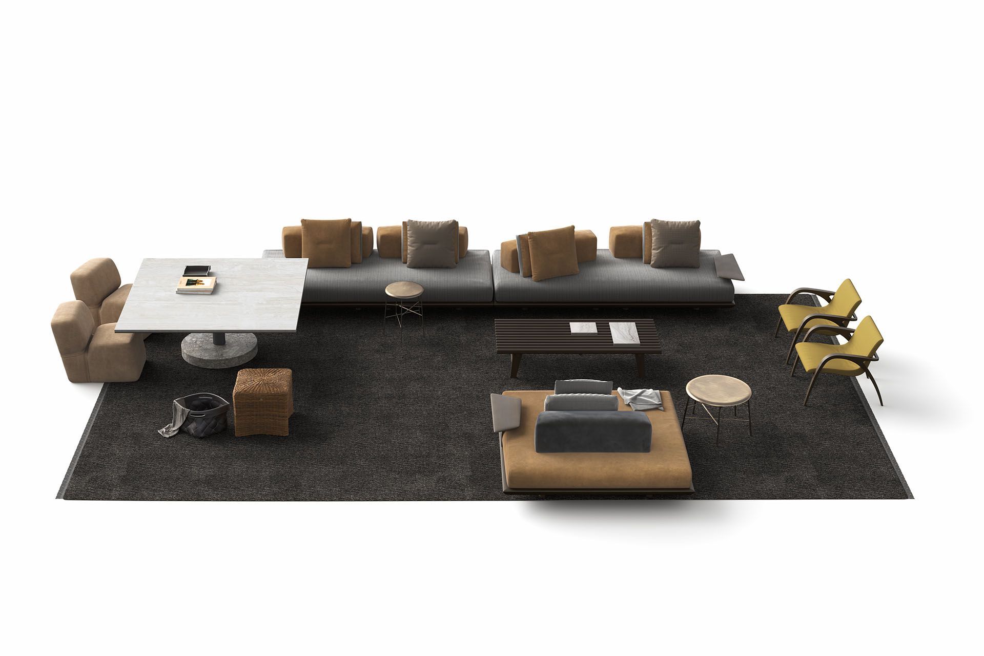 Ткань сад кровать Exteta Caprera ARCH-00057079 - Вид №4