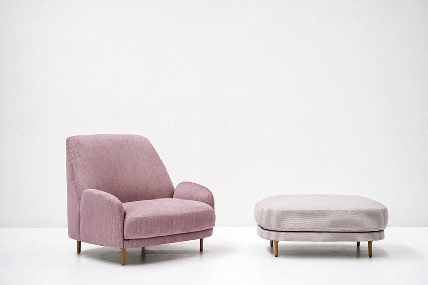 Tacchini Кресло из ткани с подлокотниками Santiago sun-id-1467225 - Вид №2