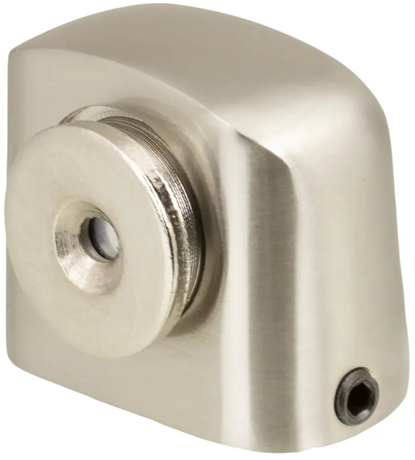 Магнитный дверной ограничитель Apecs с фиксацией в открытом положении 15465433