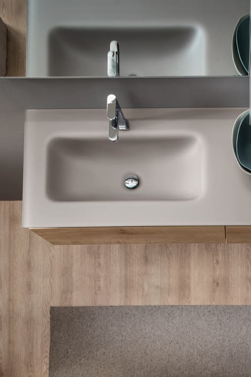 Rettangolare vetro Arcombagno Tutto fuori  Умывальники STISR56