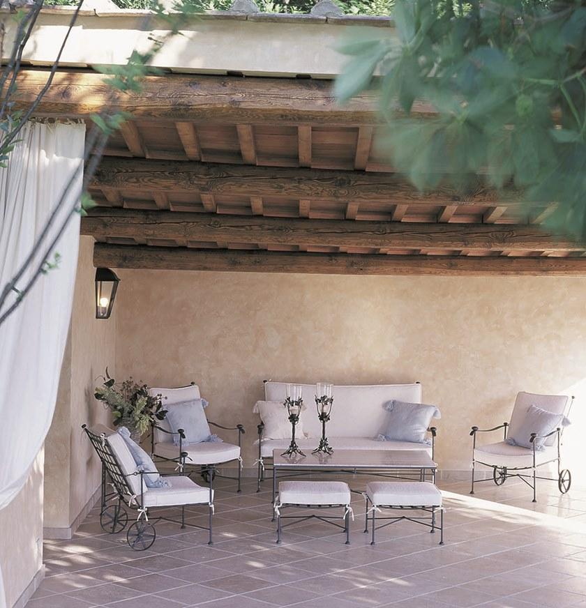 OFFICINACIANI Садовое кресло из железа с подлокотниками Intreccio Gf4004ar  - Вид №3