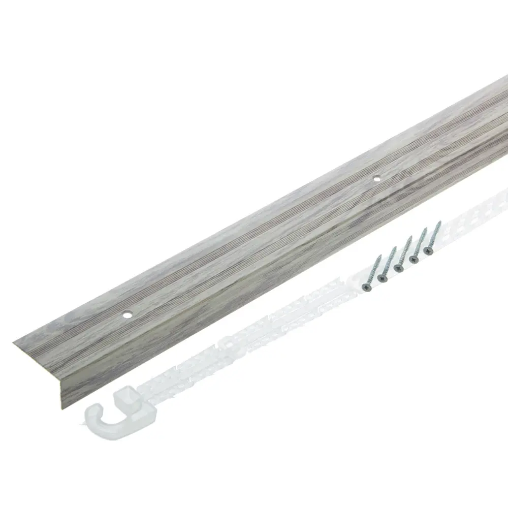 Угловой порог Artens для лестниц и ступеней с отделкой под ясень 17869917 STLM-0008894