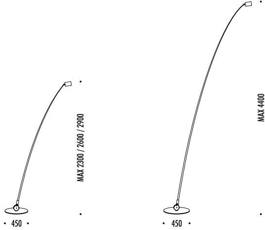 DAVIDE GROPPI Торшер регулируемый галогенный с диммером Sampei sun-id-1494891 - Вид №2