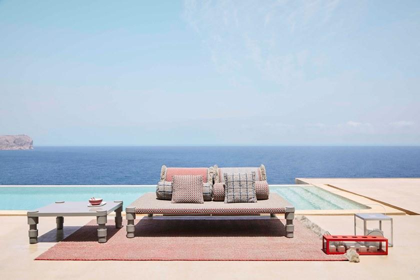 GAN Квадратный садовый стол из термо-лакированного алюминия Garden layers sun-id-1363882 - Вид №5