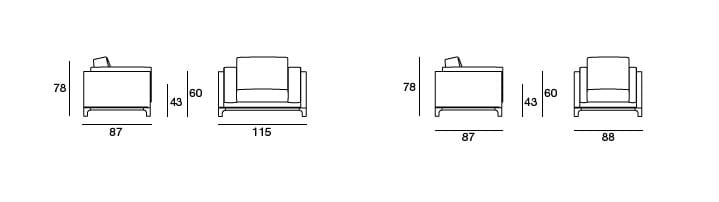 Тканевое кресло с подлокотниками CTS SALOTTI ARCH-00057623 - Вид №2