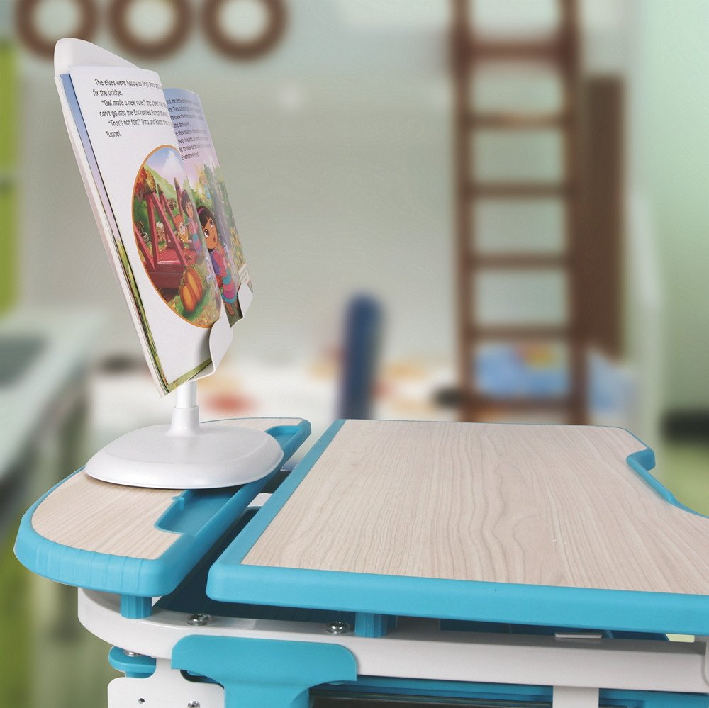 Подставка для книг на ножке пластиковая белая FunDesk FUNDESK  00-3948569 Белый Santreyd  - Вид №2