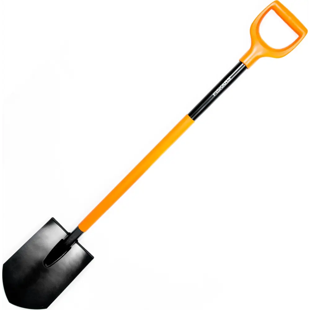 Лопата штыковая Solid Plus 121 см сталь с черенком FISKARS STLM-2069329