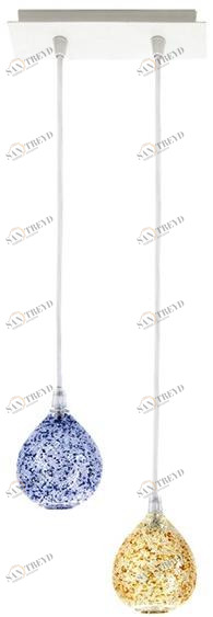 ENGI Светодиодная подвесная лампа из дутого стекла  Enal 