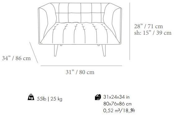 Mambo Unlimited Ideas Кресло из ткани с подлокотниками Dust sun-id-1496980 - Вид №2