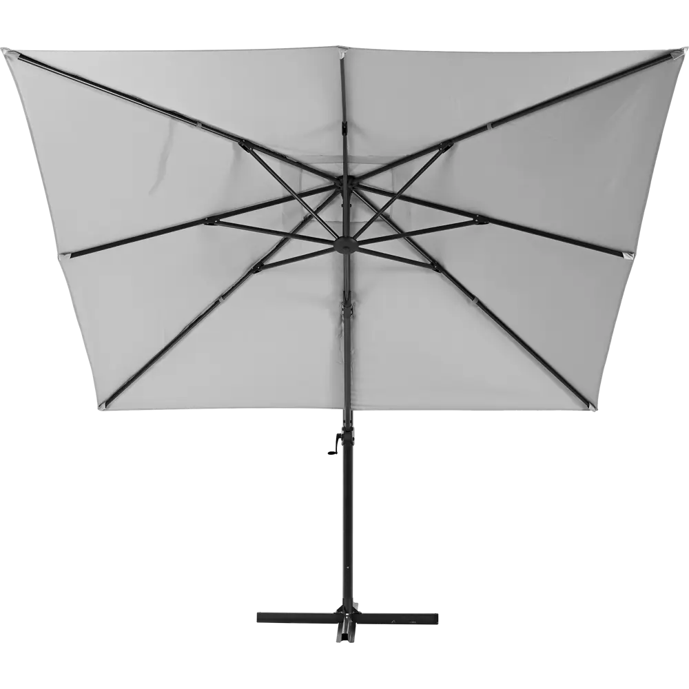 Naterial Aura — садовый зонт с боковой стойкой 286×286 см белый 82232810 STLM-1570652 - Вид №9