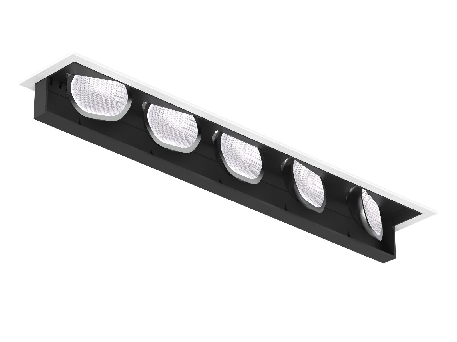 Литой под давлением алюминий с несколькими поворотными полукруглыми прожекторами PROLICHT Magiq ARCH-00069310