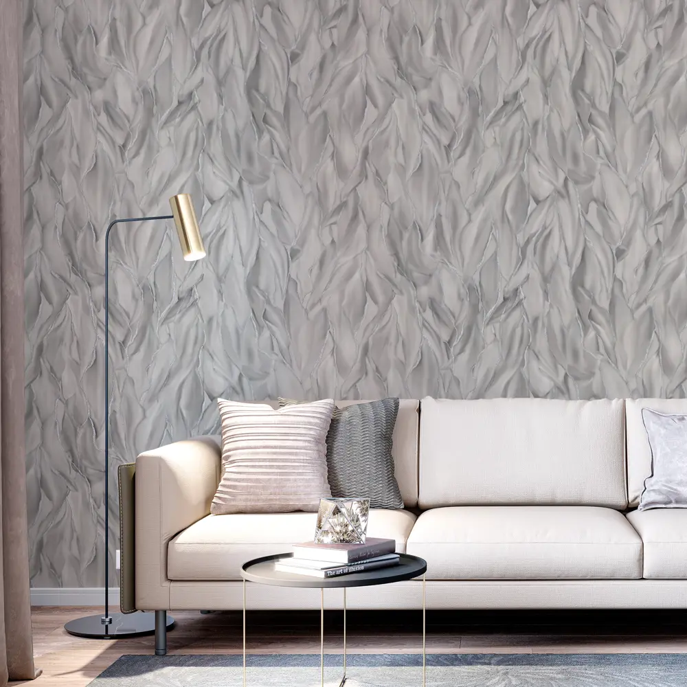 Обои флизелиновые Rumfa серые 1.06 м HC71785-44 PALITRA HOME STLM-2153292 - Вид №2