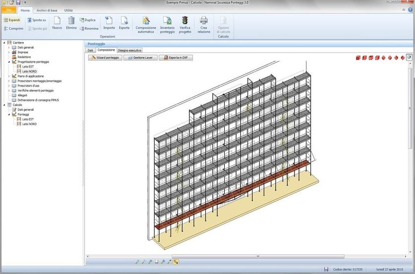 Edilizia Namirial Строительные леса и чертежный пимус (dlgs 235 03) sun-id-1377032 - Вид №4