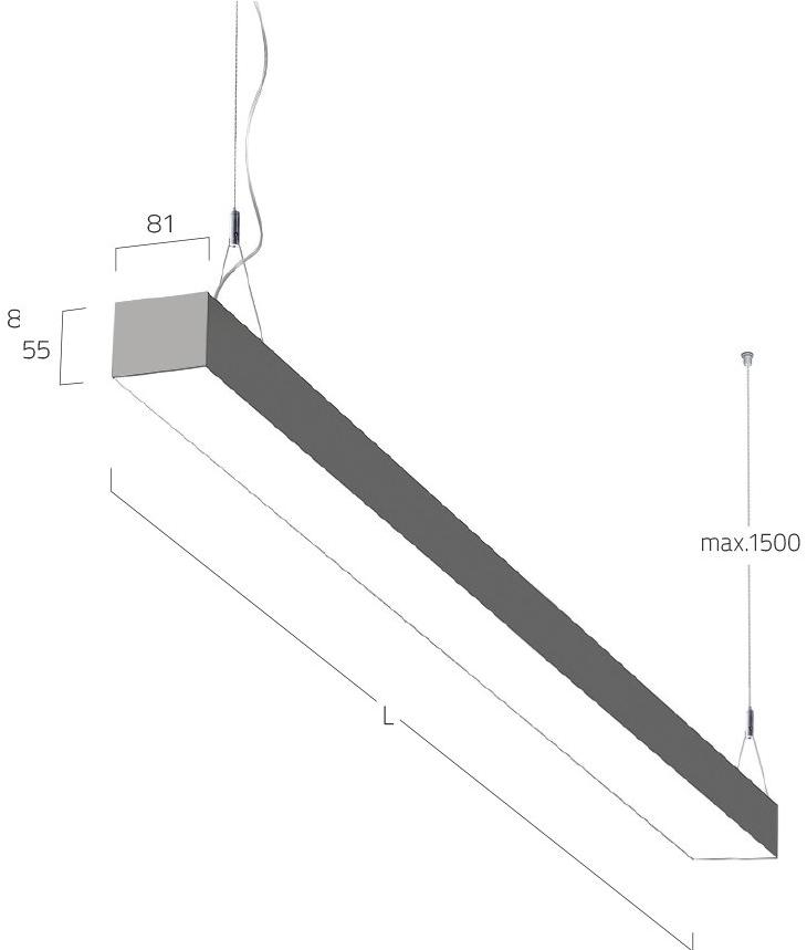 Lightnet Светодиодный подвесной светильник из алюминия Matric sun-id-1375844 - Вид №3