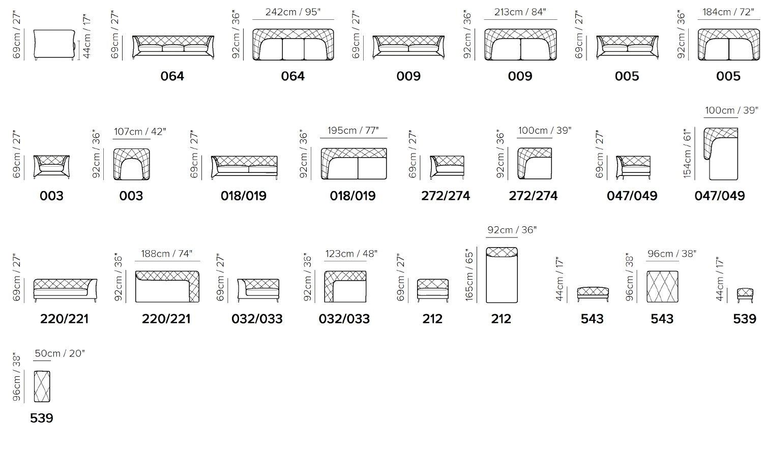 Кожаный угловой диван Natuzzi Italia La scala ARCH-00005301 - Вид №4