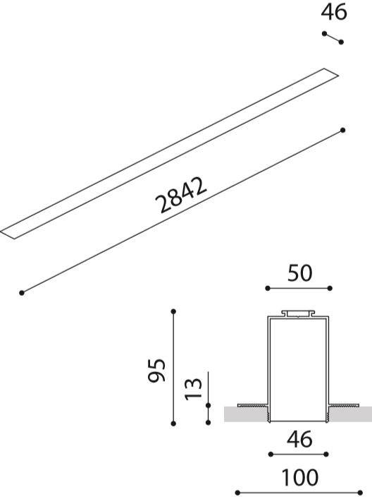 Arkoslight Линейный световой профиль из алюминия Fifty sun-id-1405851 - Вид №19