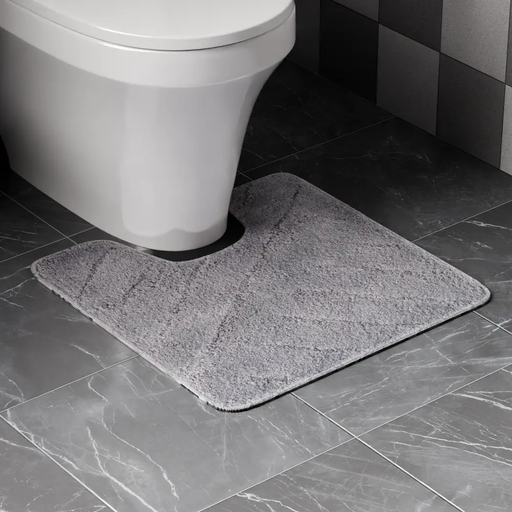 89380300 Коврик для туалета Iddis Concrete LMT03P5i12 50x50 см цвет серый STLM-1573284