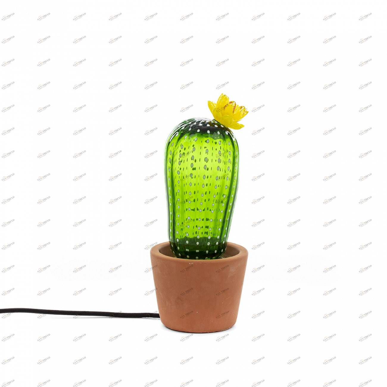 Настольная лампа 30,5х13см зеленая Desert Sunrise 14690 SELETTI НЕОБЫЧНЫЕ 00-3882467 Зеленый 