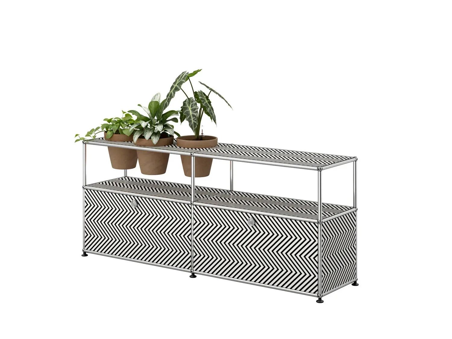 Металлический шкаф с откидными дверцами USM ZIGZAG ARCH-00112192 - Вид №2