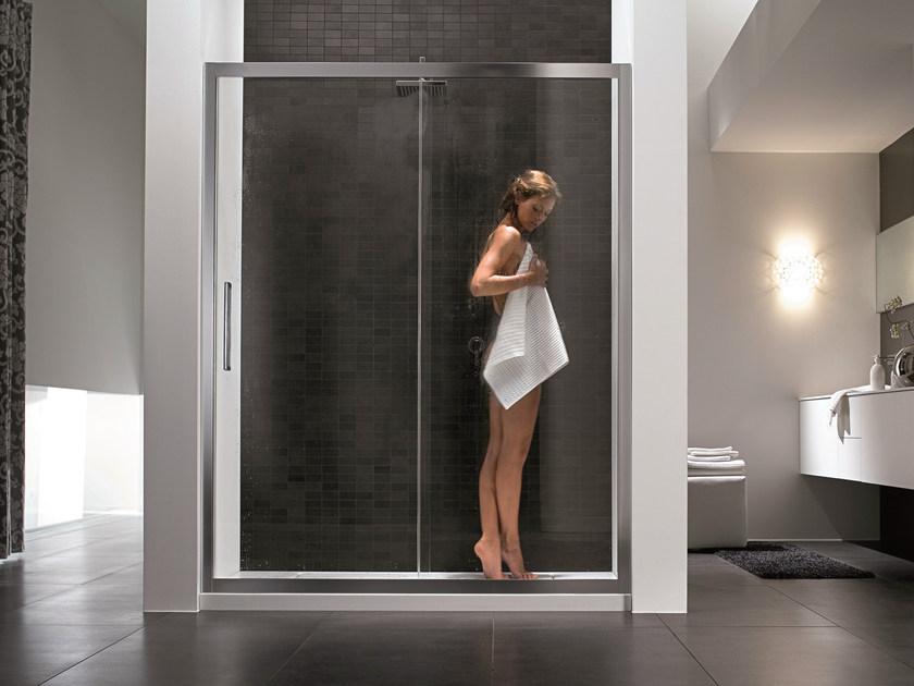 DISENIA Прямоугольная душевая кабина из стекла с раздвижной дверцей Quadro sun-id-1452755 - Вид №1