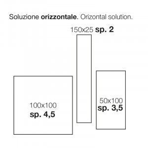 1540PX200 Шикарная ваза Fifty Adriani e Rossi белый