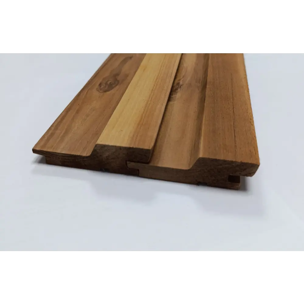 Реечная панель прямоугольник дерево цвет натуральный 1000x92x28 мм 4 шт Santreyd STLM-2012143