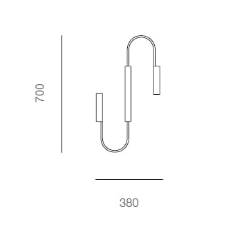 Латунный светодиодный настенный светильник Rakumba Pop ARCH-00128897 - Вид №4