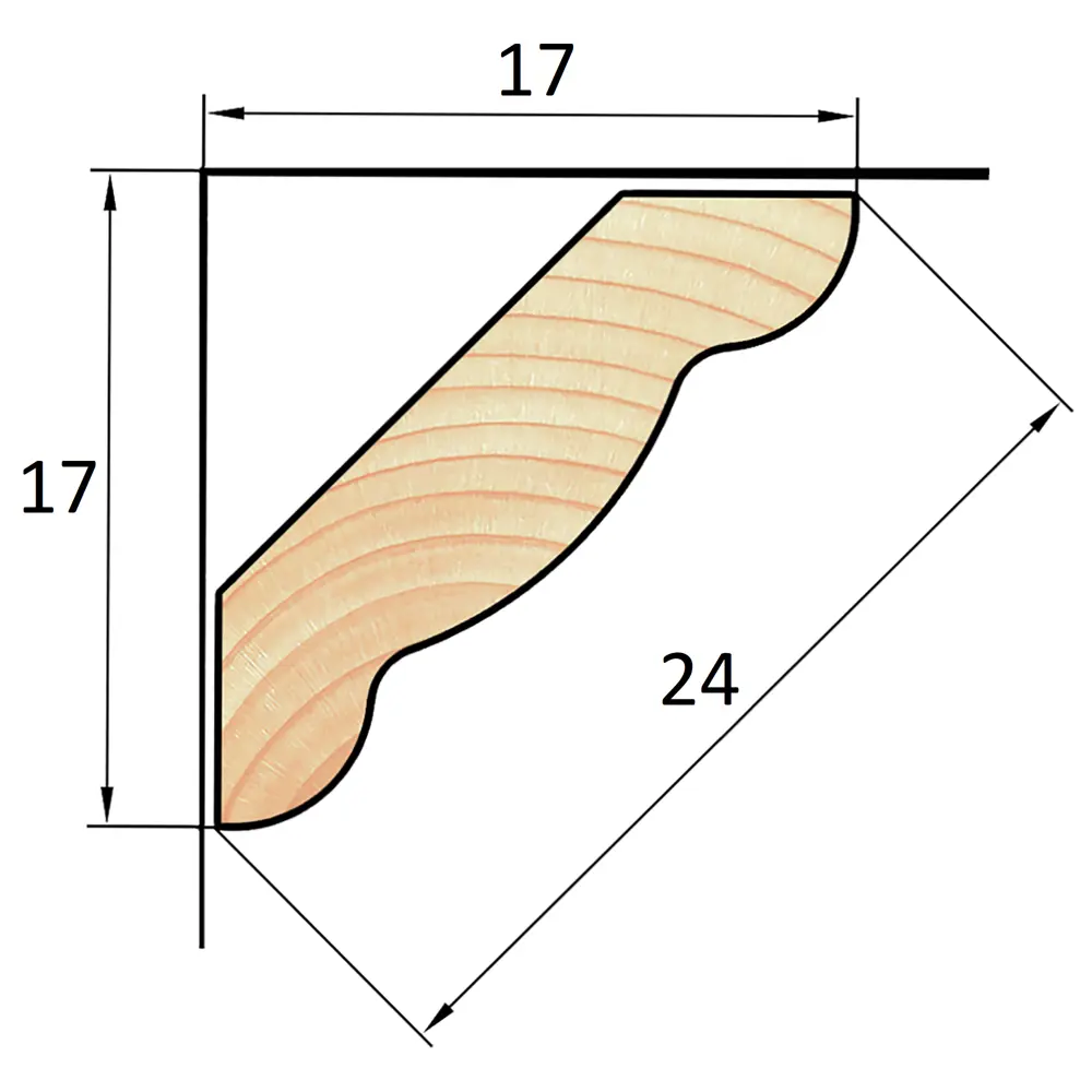 АРЕЛАН Деревянная галтель для элегантной отделки интерьера 81960910 STLM-0015482 - Вид №3
