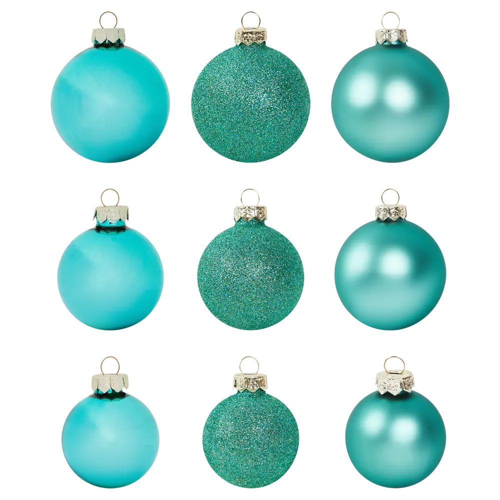 Набор новогодних шаров Christmas ø6 см стекло цвет зеленый 26 шт. 87036411 STLM-2208890 Santreyd  - Вид №2