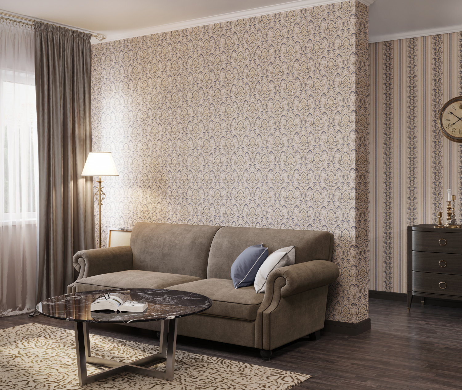 Рулон обоев основа Флизелиновая HC31053-12 Home Color Мин. заказ 6 рулонов HC3105312 - Вид №6